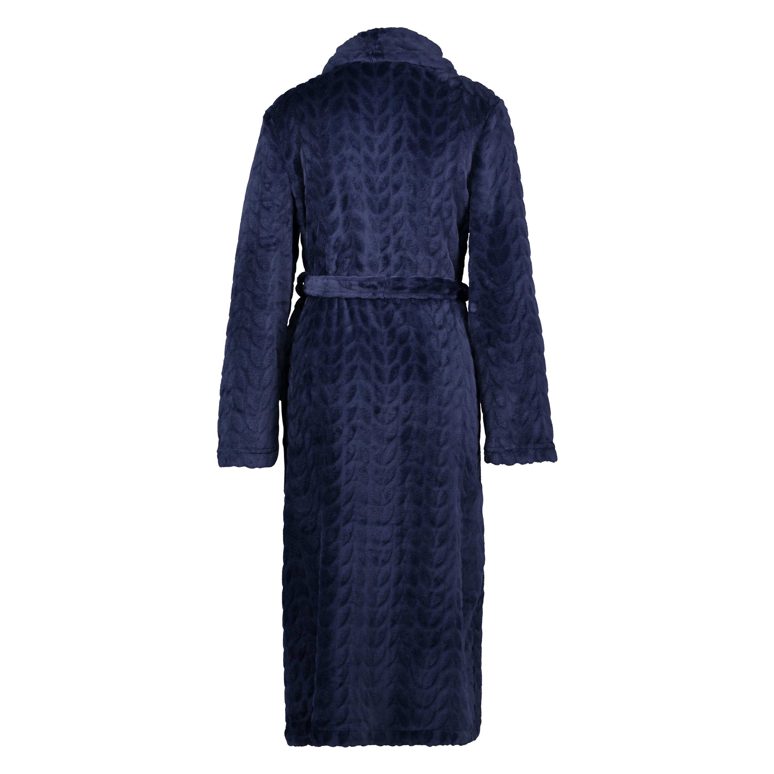 Badjas Fleece Leaves, Blauw, main