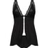 Babydoll Satin Mariah, Noir