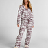 Pantalon de Pyjama Flanel, Blanc