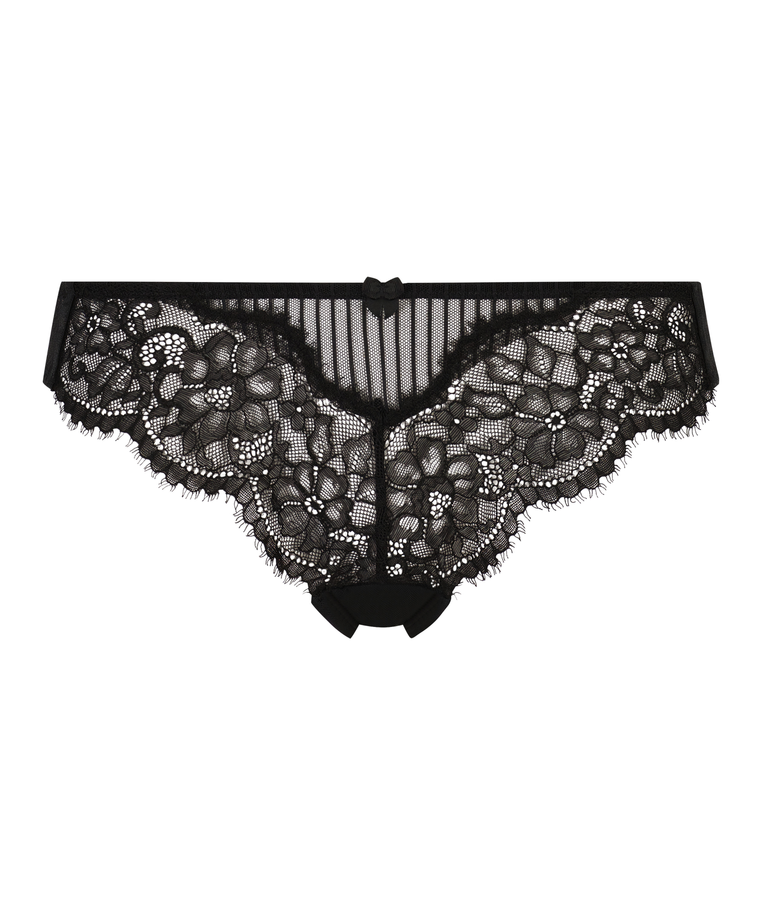 Slip br&eacute;silien Bliss, Noir, main