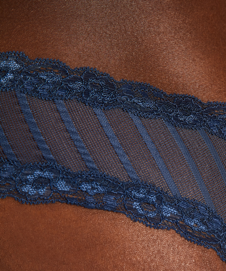 Brazilian V-shape mesh, Blauw