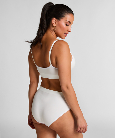 Culotte haute Dide, Blanc