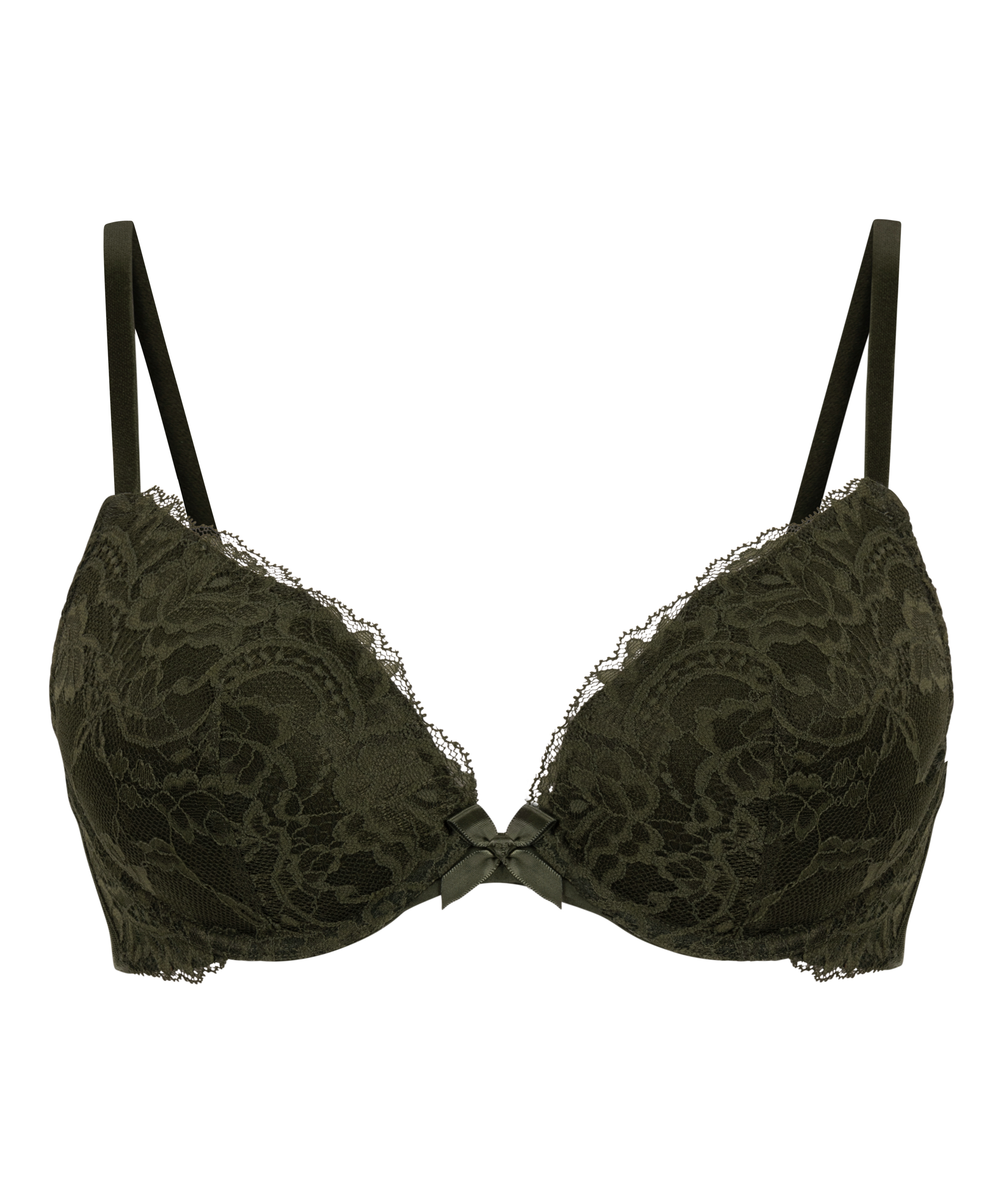 Soutien-gorge push-up &agrave; armatures pr&eacute;form&eacute; Teddy, Vert, main