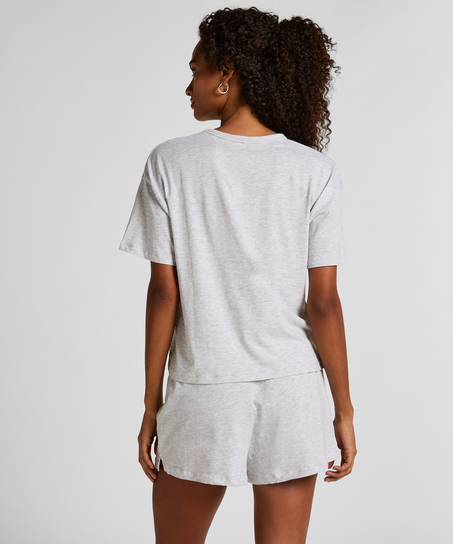 Pyjama Jersey Heart, Gris