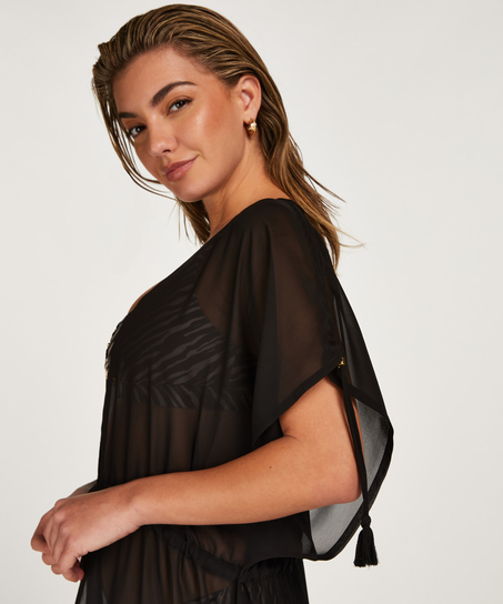 Kimono Sheer, Zwart
