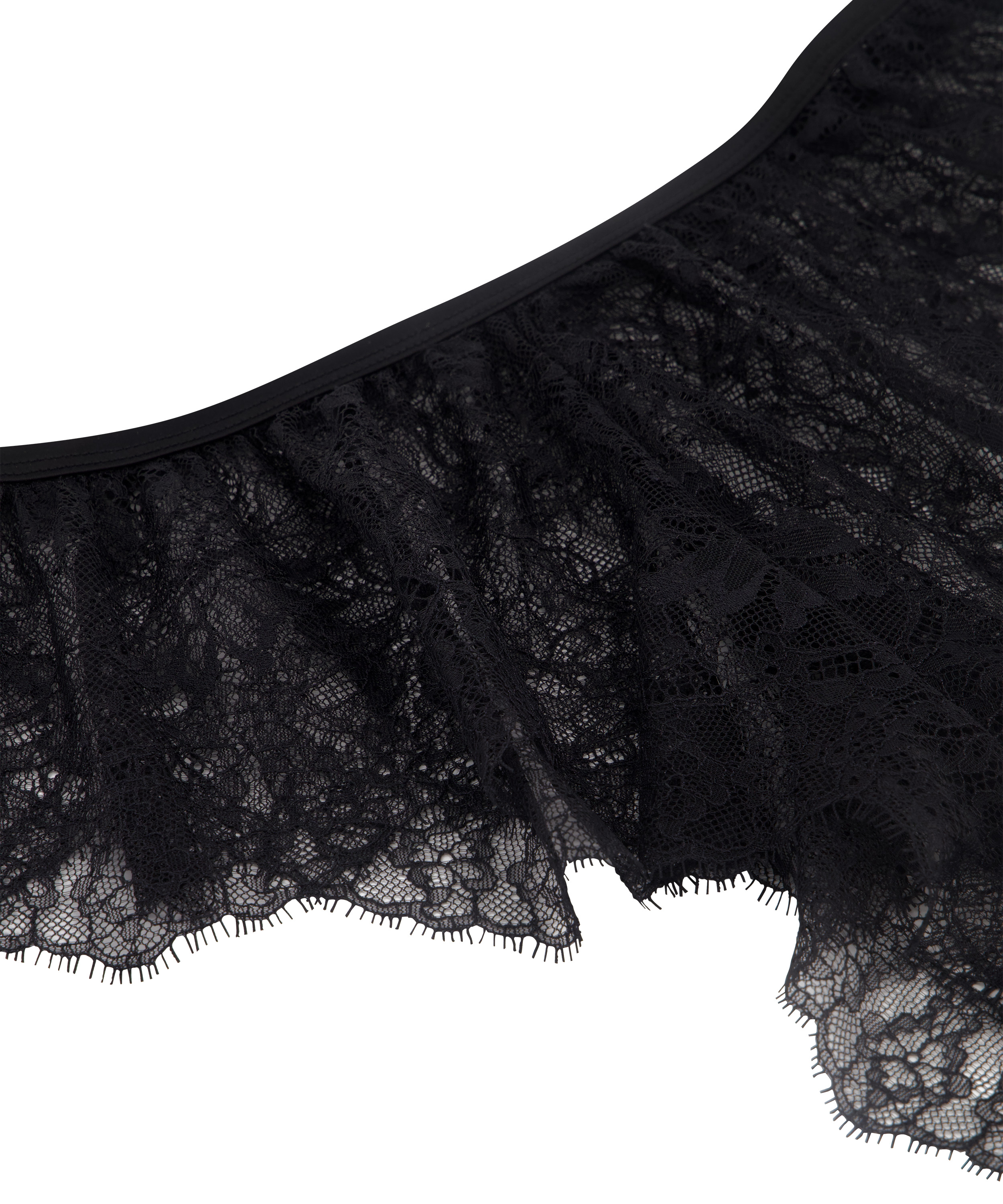 Culotte française Lace Camille, Noir, main