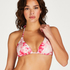 Triangel bikinitop Tie Dye, Roze