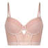 Voorgevormde longline beugel bh Malika, Roze