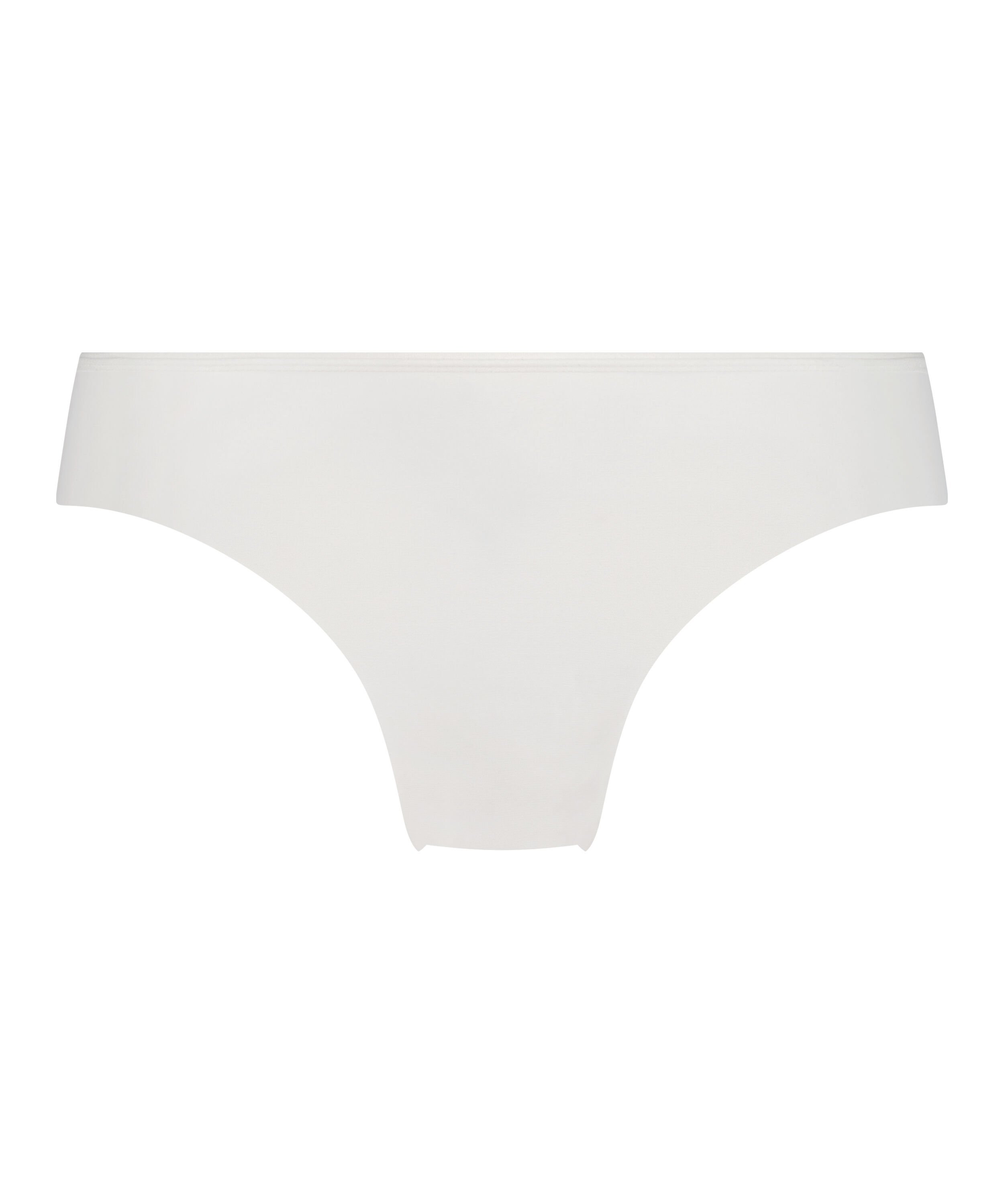 Slip br&eacute;silien Invisible Lace Back, Blanc