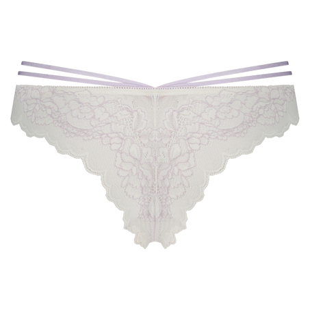 Slip br&eacute;silien Tabatha, Blanc