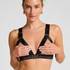 Open bralette Colette, Zwart