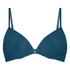 Soutien-gorge &agrave; armatures pr&eacute;form&eacute; Plunge, Bleu