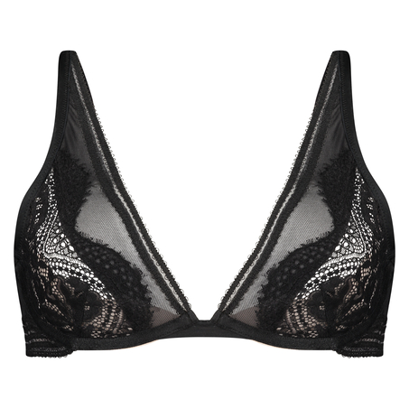 Soutien-gorge &agrave; armatures non-pr&eacute;form&eacute; Eden, Noir