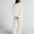 Pyjamabroek Loose Pointelle, Wit