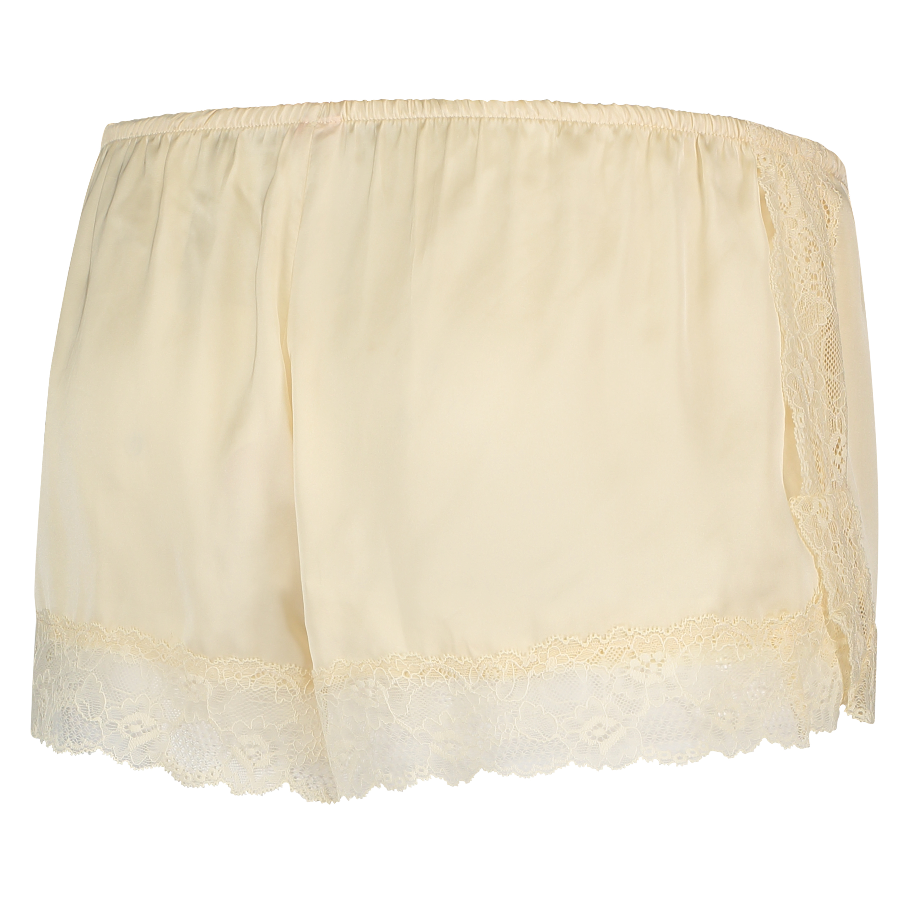 Pyjama short Satin, Beige, main