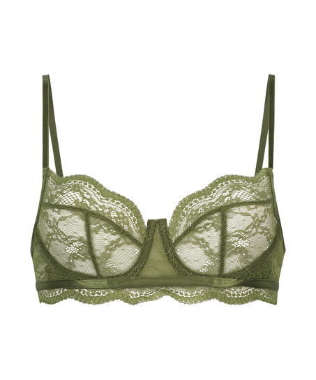 Soutien-gorge non-rembourr&eacute; &agrave; armatures Isabelle, Vert