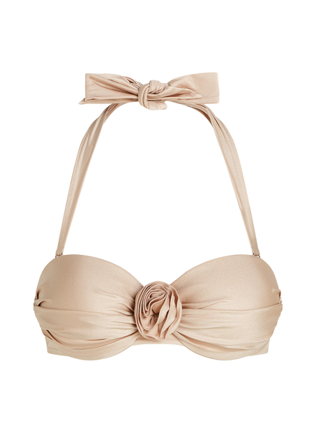 Lima Bandeau Bikinitop, Beige