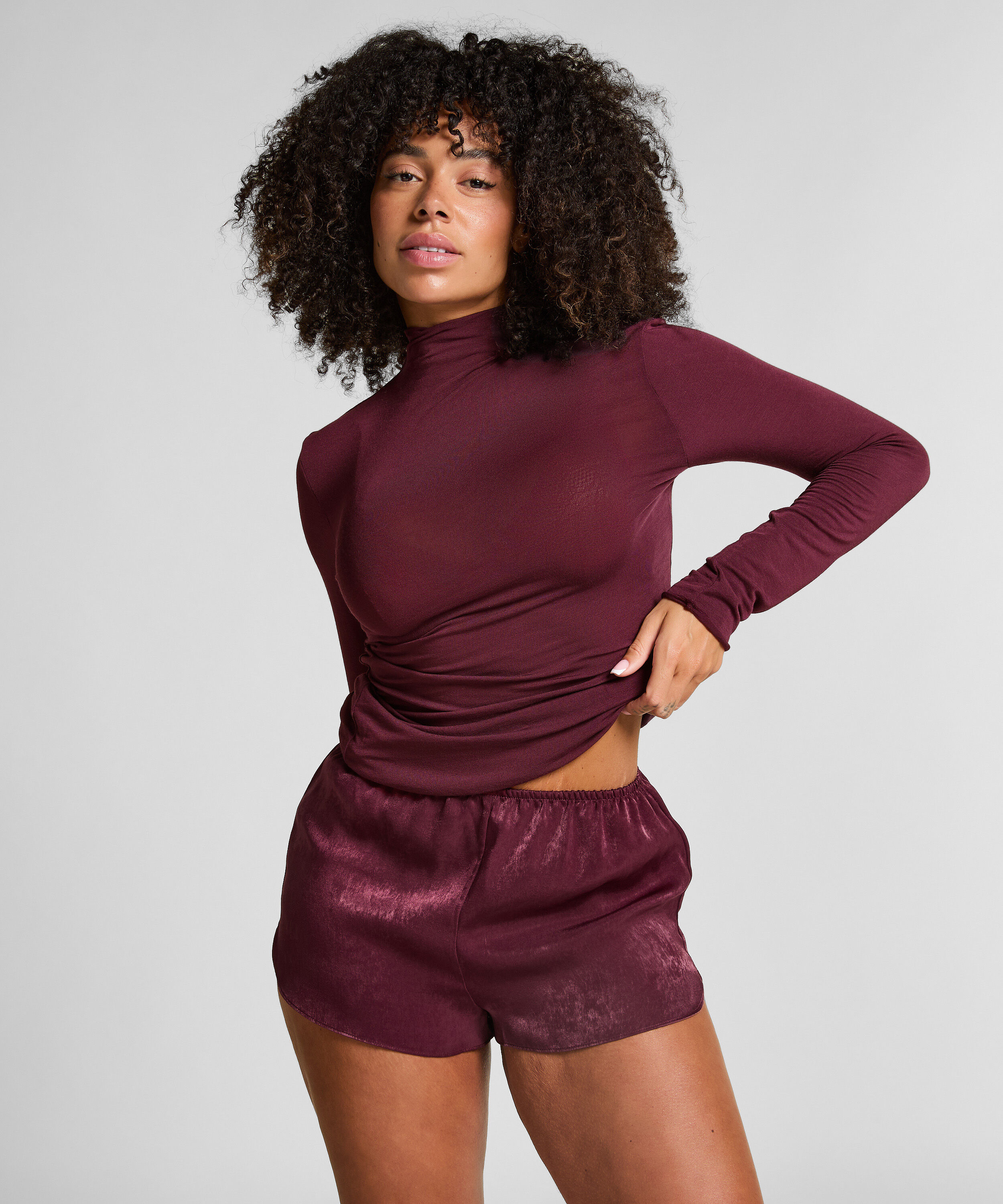 Short en satin Minimal