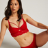 Soutien-gorge à armatures préformé longline Mariah, Rouge