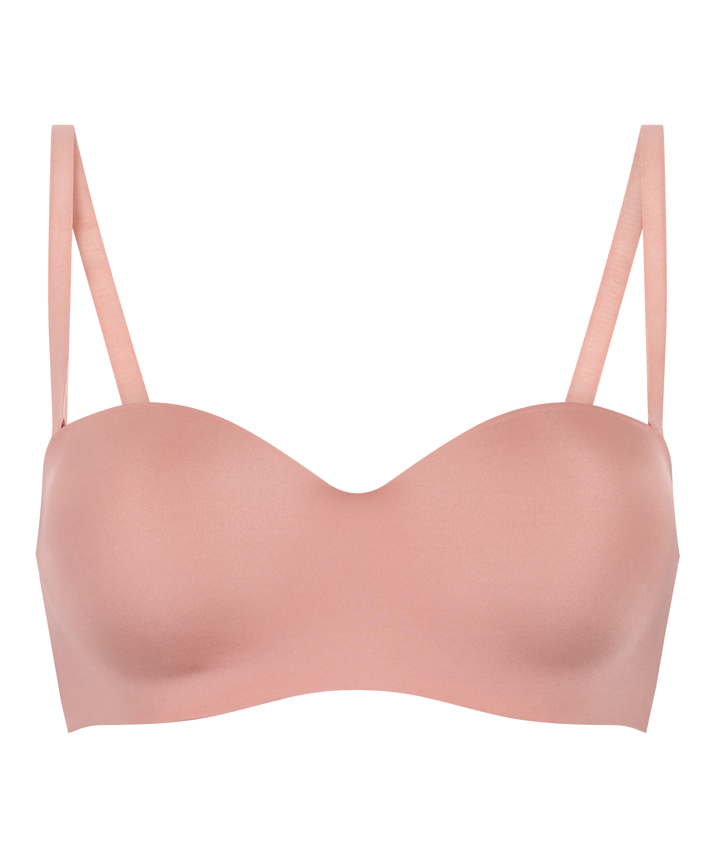Voorgevormde strapless beugel-bh Smooth, Roze, main