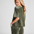 Top Velours Pocket, Groen