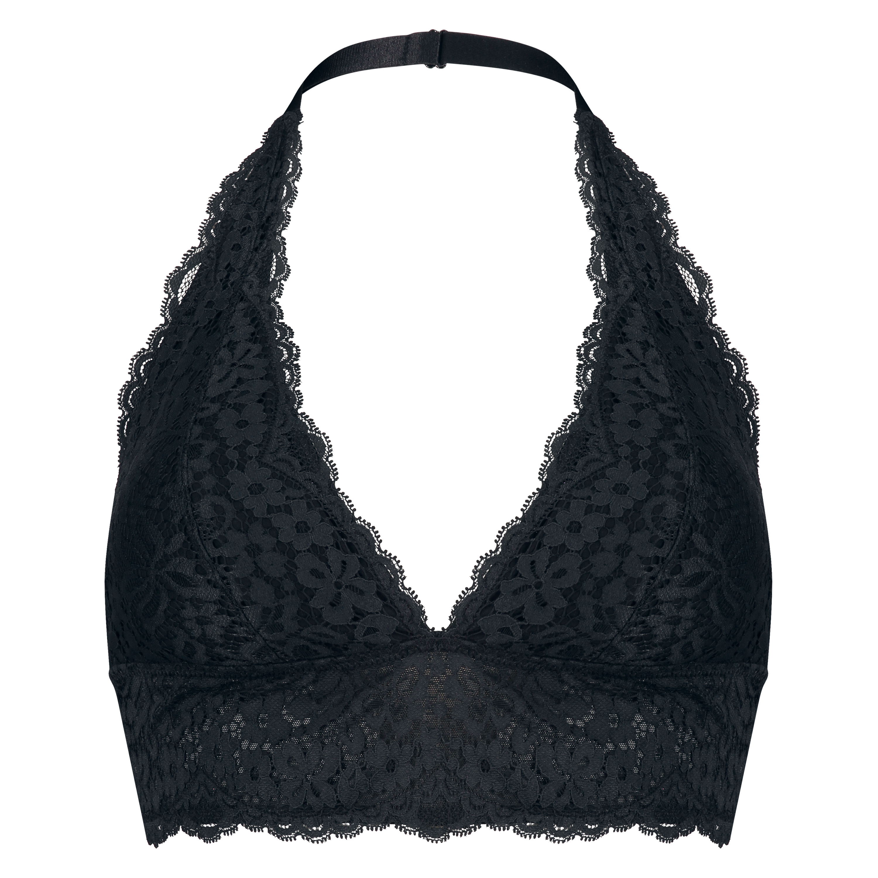 Voorgevormde halter bralette Marina, Zwart, main