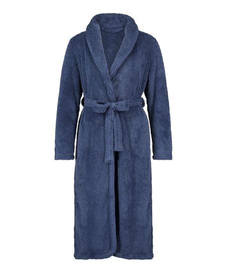 Badjas Fleece, Blauw