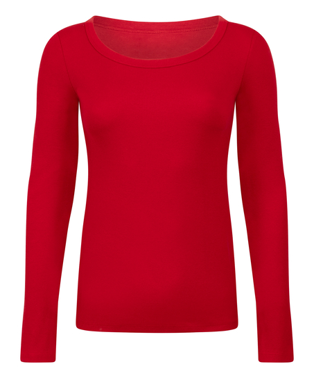 Top de pyjama Coton, Rouge