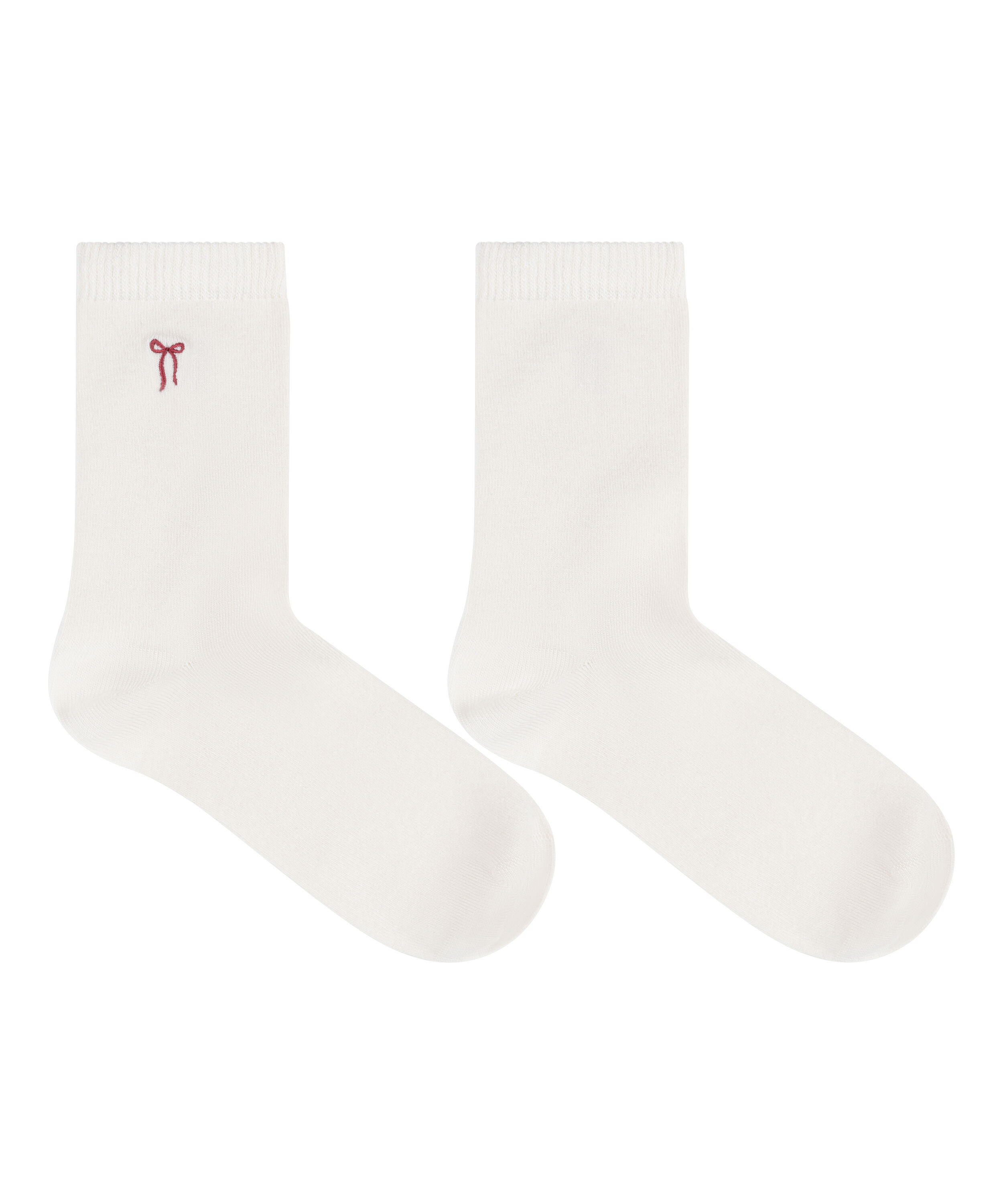Chaussettes courtes en modal, Blanc