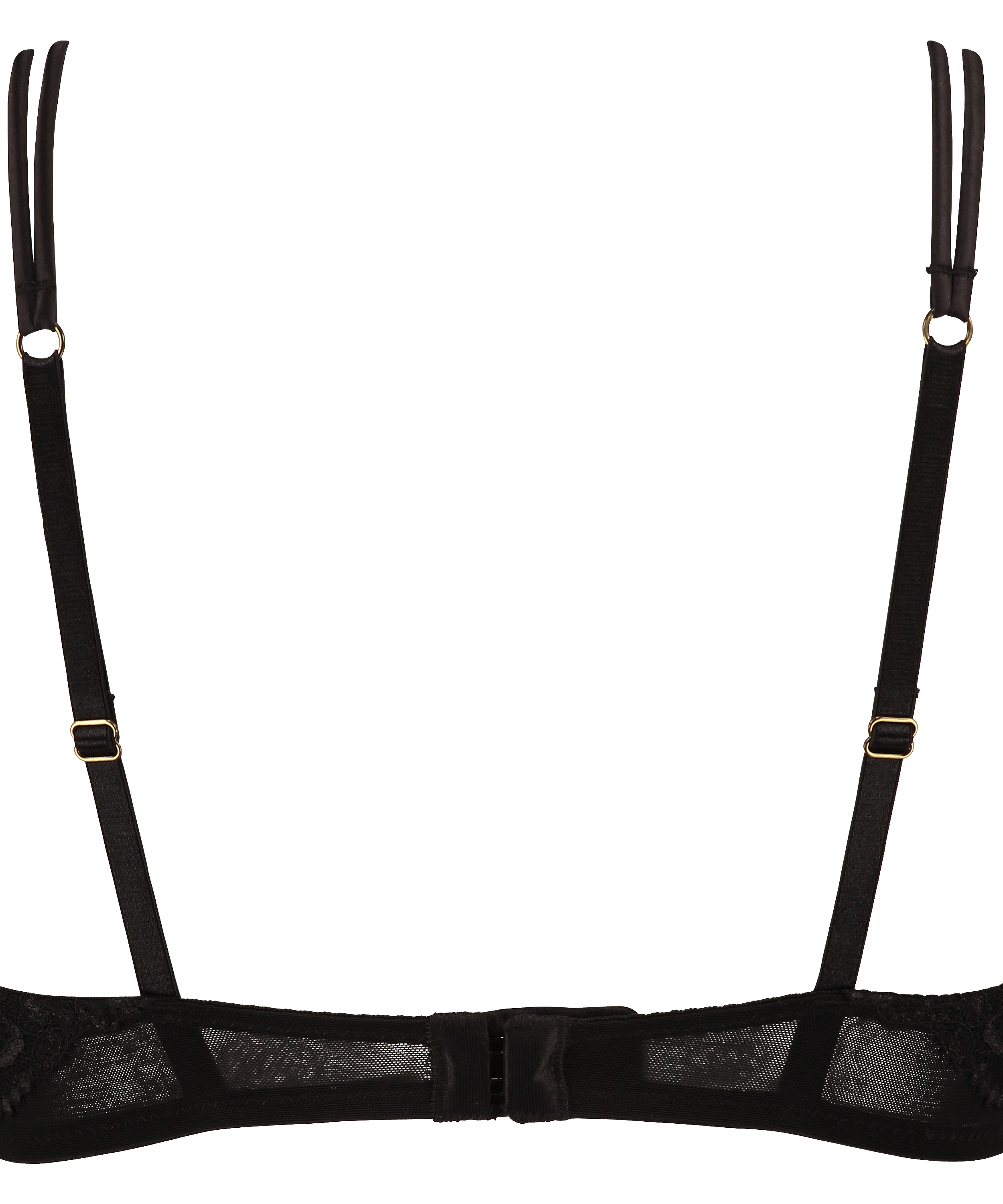 Non-padded underwired bra Jolie, Noir, main