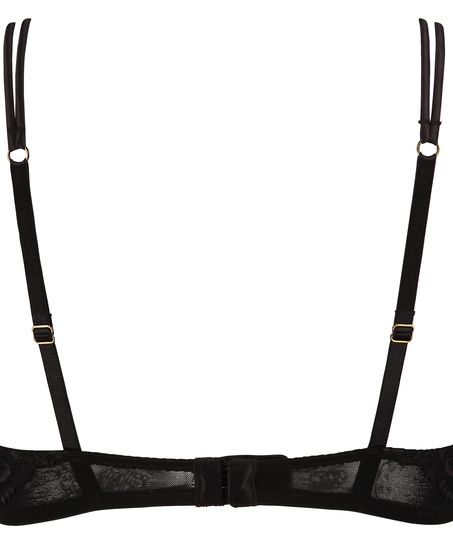 Non-padded underwired bra Jolie, Noir