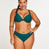 Voorgevormde push-up beugel bikinitop Luxe Cup A - E, Groen