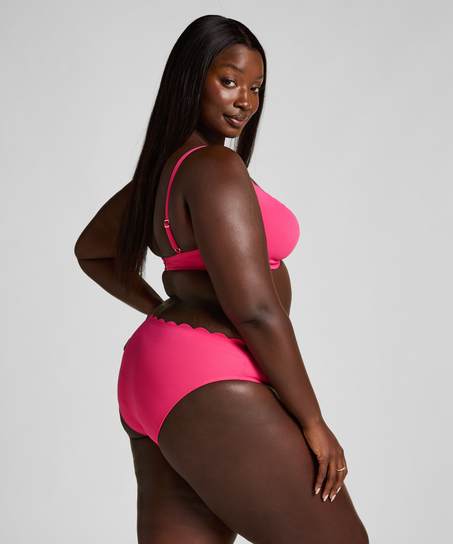 Voorgevormde beugel bikinitop Scallop, Roze