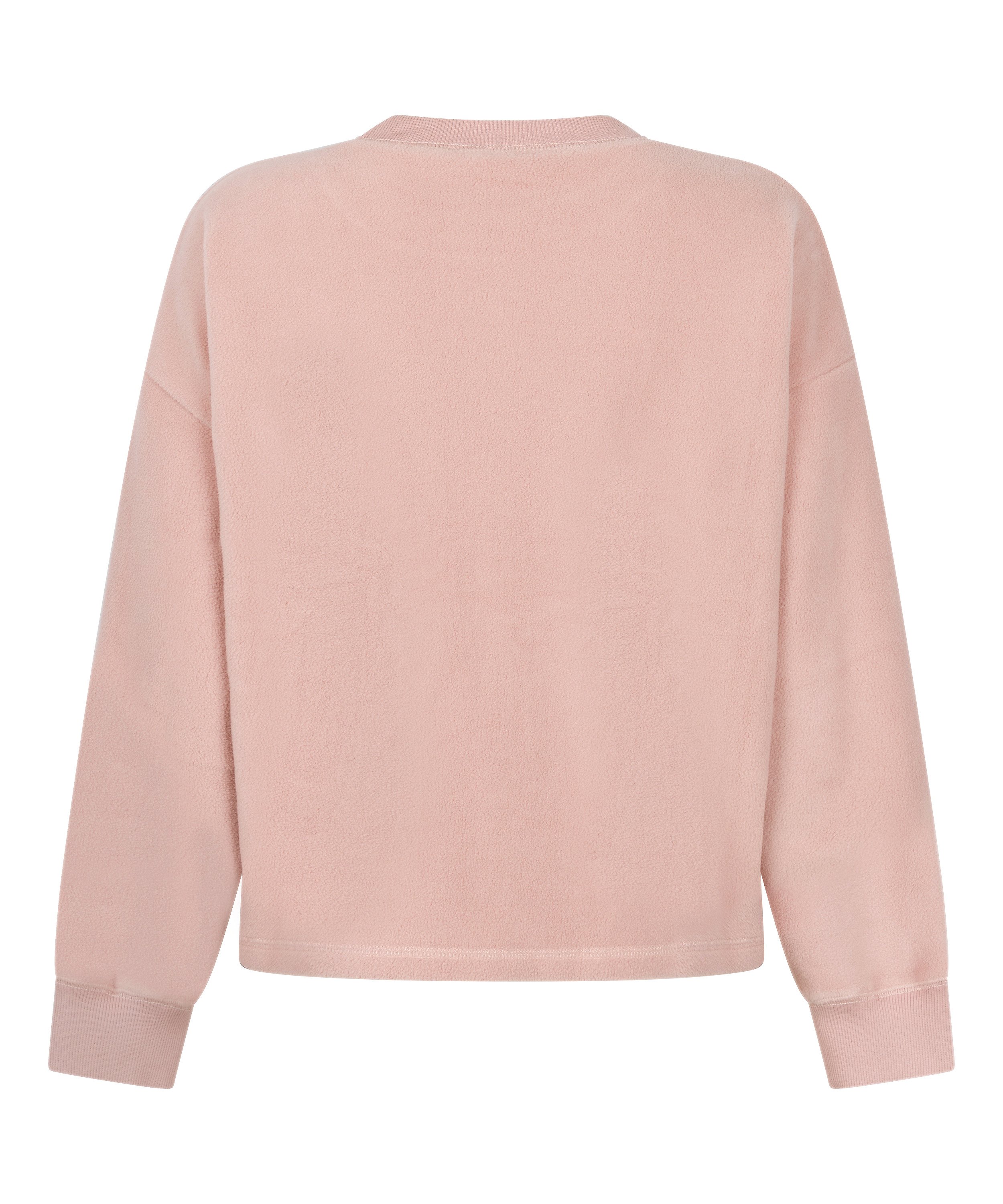 Sportieve fleece top, Roze, main