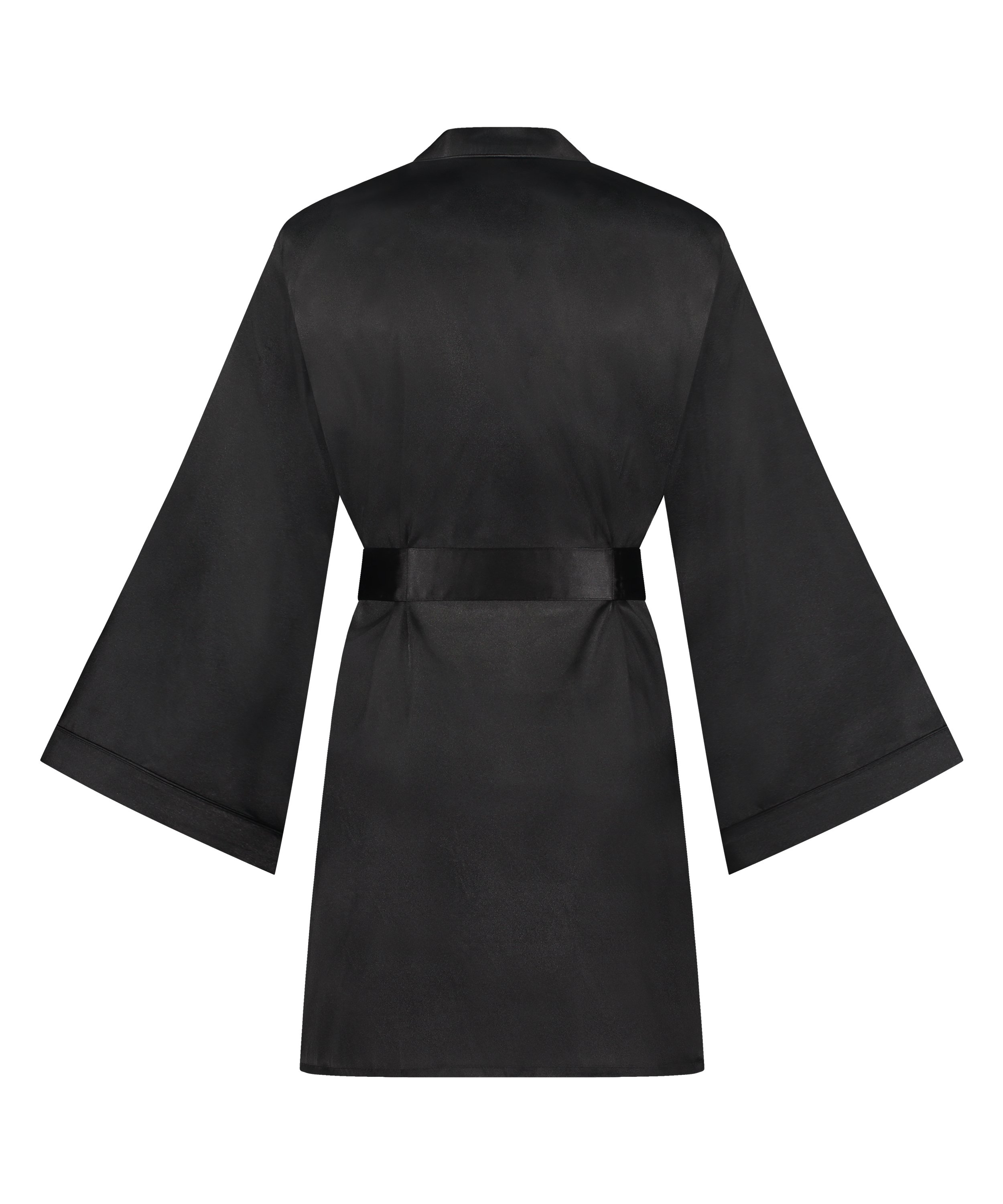 Kimono Satin, Noir, main