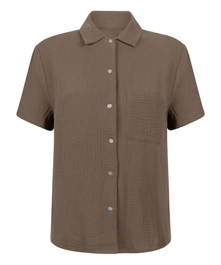 Veste en mousseline, Brun