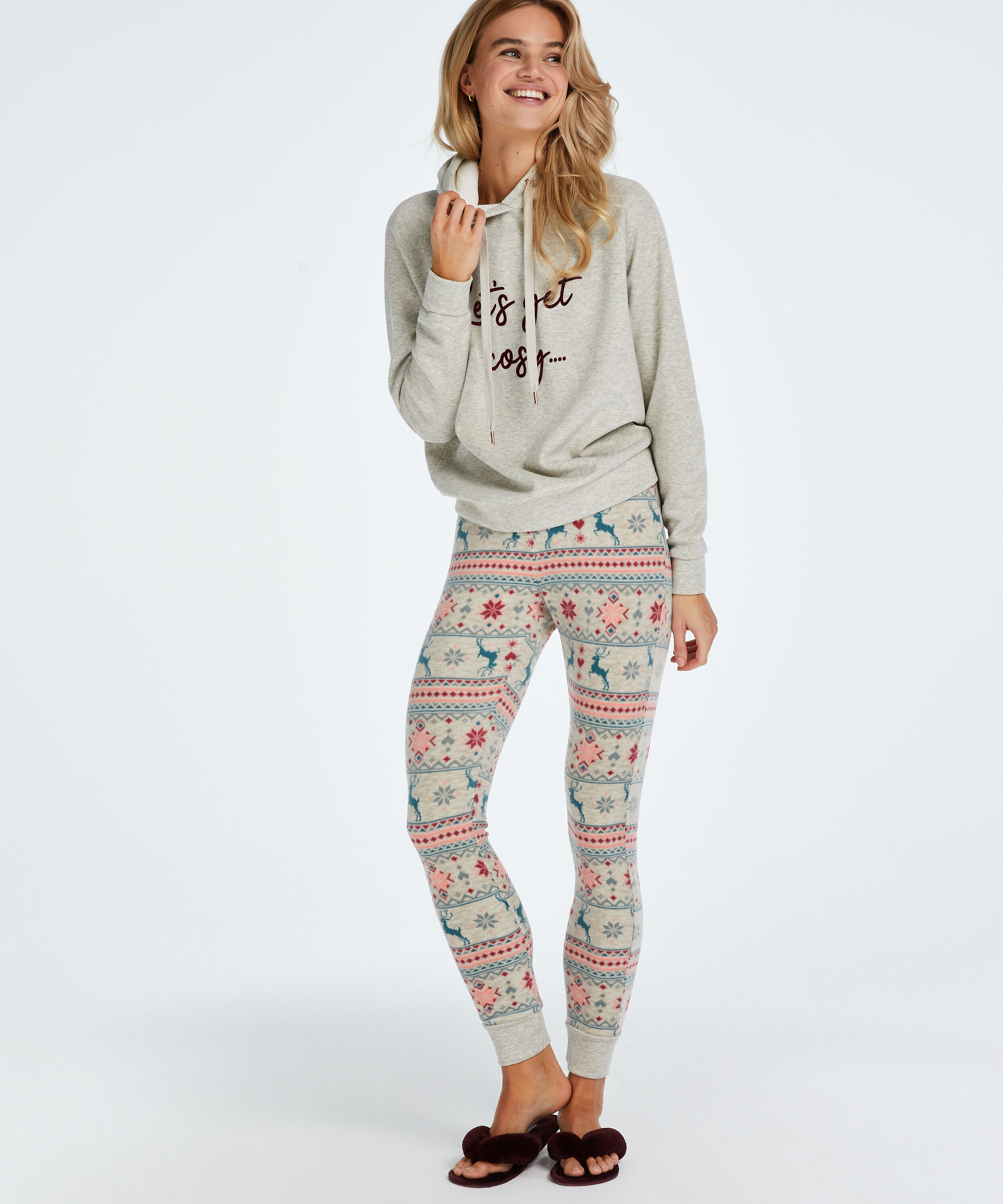 Legging micro fleece, Beige