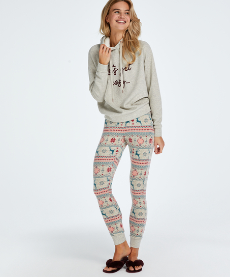 Legging micro fleece, Beige