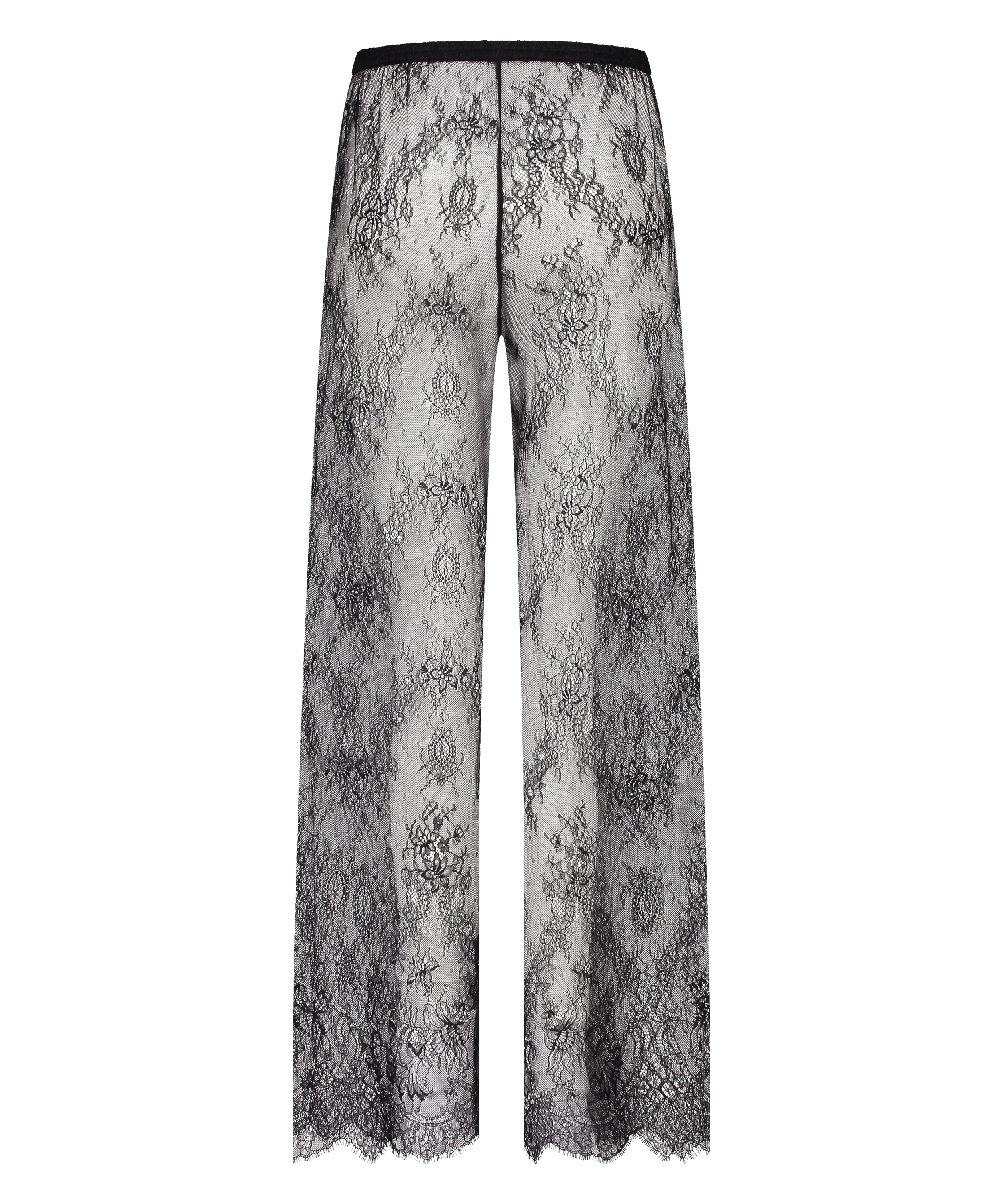 Kanten Broek Camille, Zwart, main