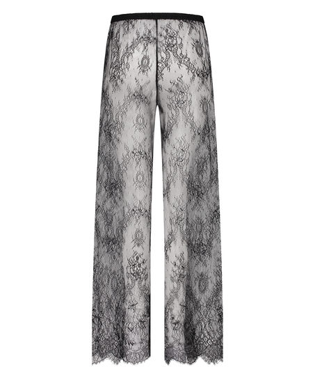 Kanten Broek Camille, Zwart