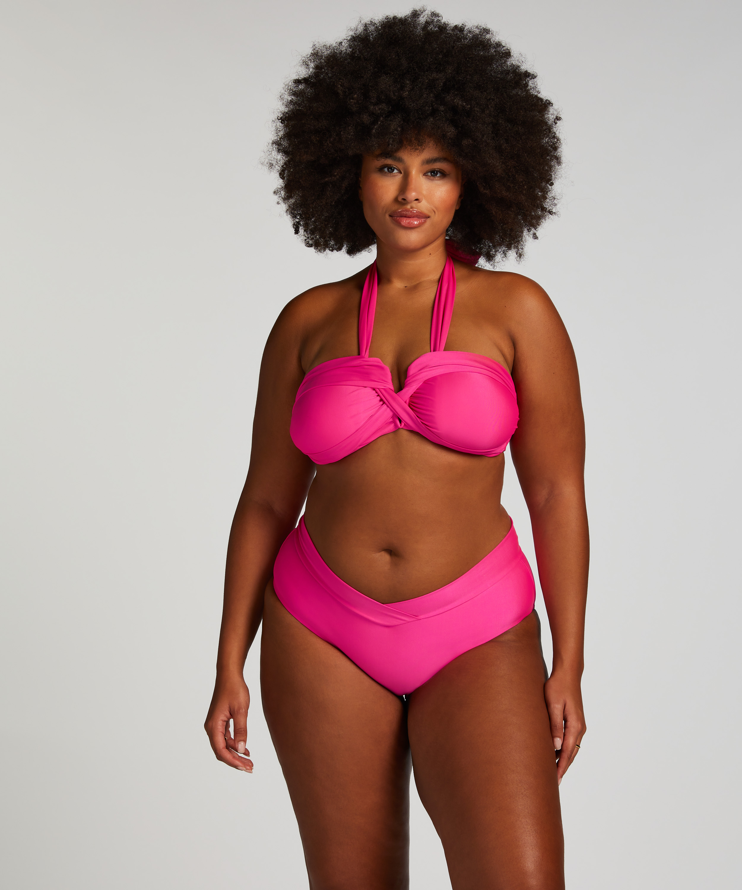 Slip de Bikini Rio Naples, Rose, main