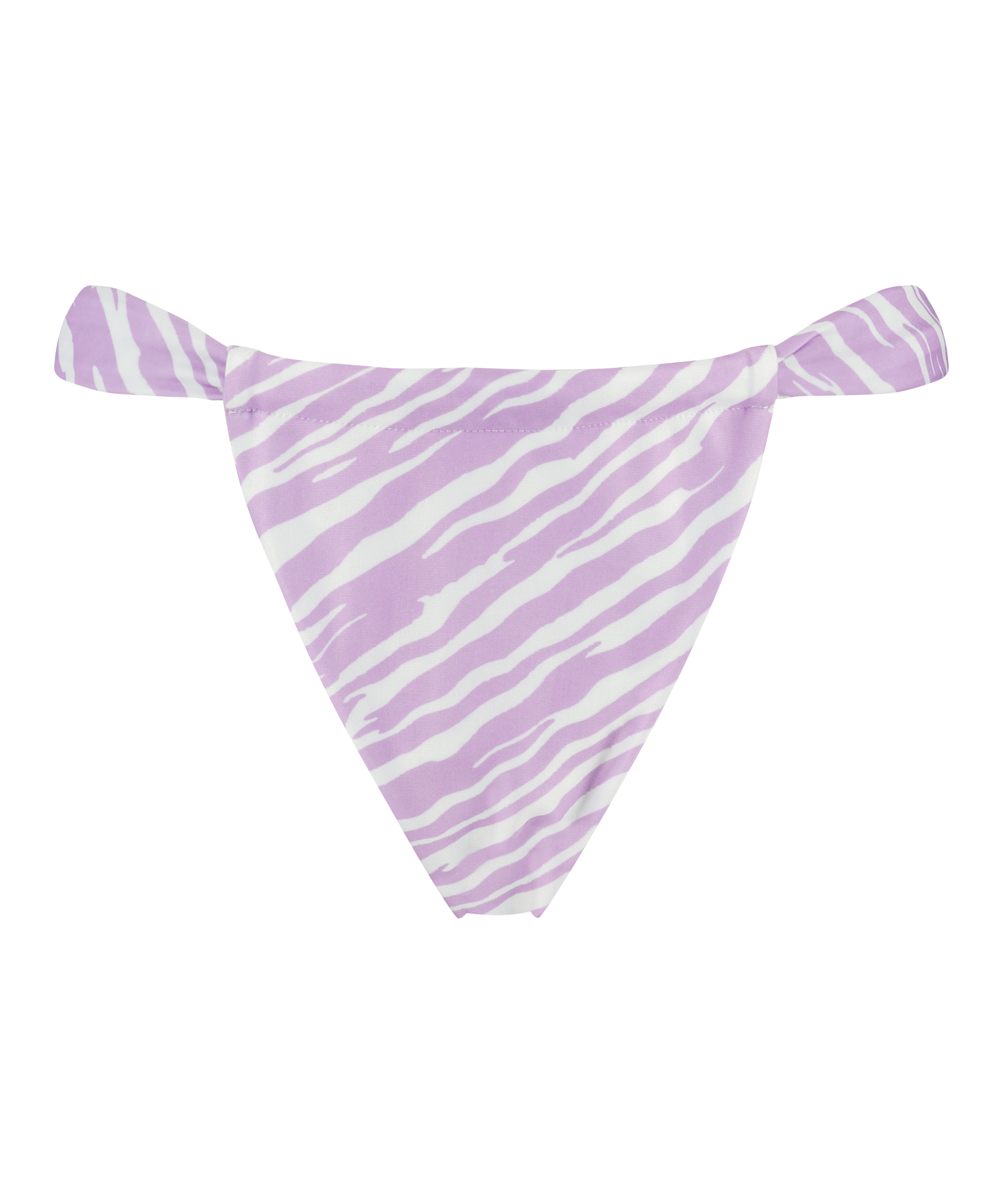 Bas de bikini échancré Zebra, Pourpre, main