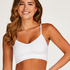 Seamless strappy top, Wit