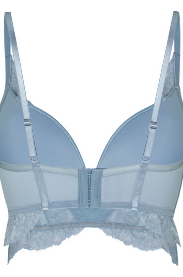 Hunkemöller Push-up Longline Bh Rosie Blauw, foto 2