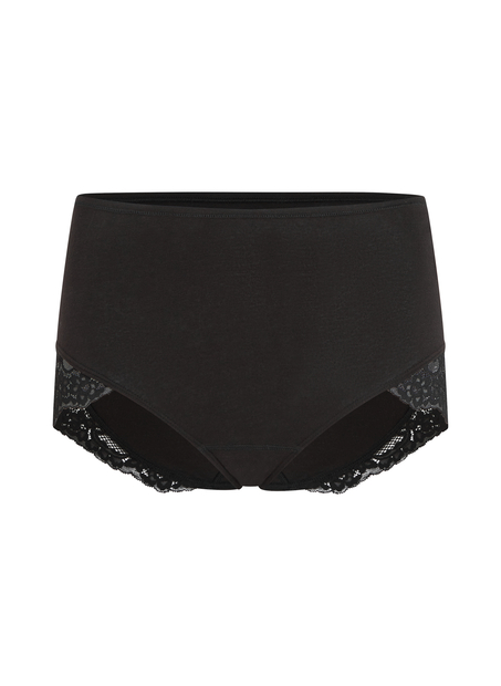 Combinaison en dentelle longueur maxi, Noir