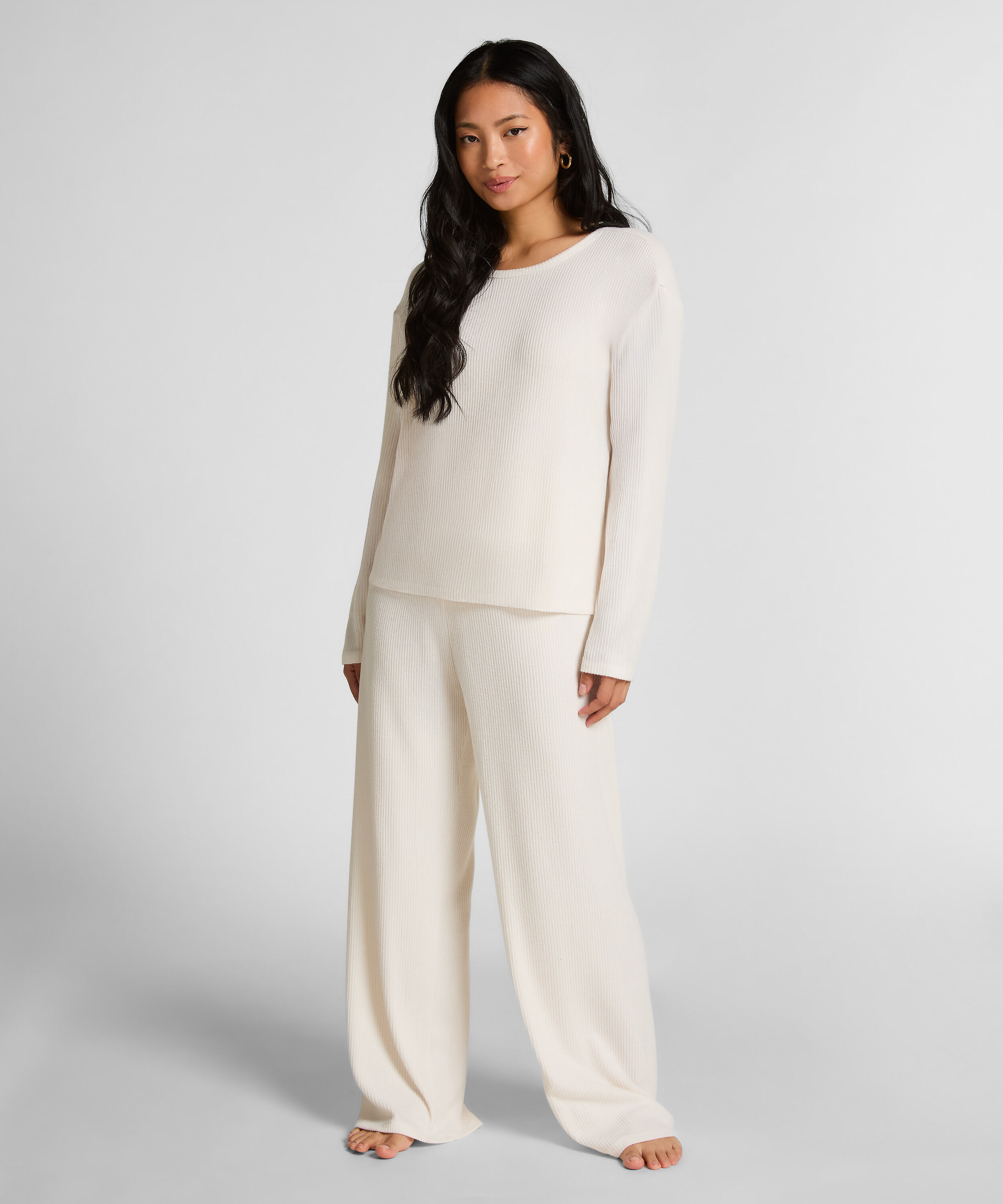 Pyjama top lange mouwen jersey