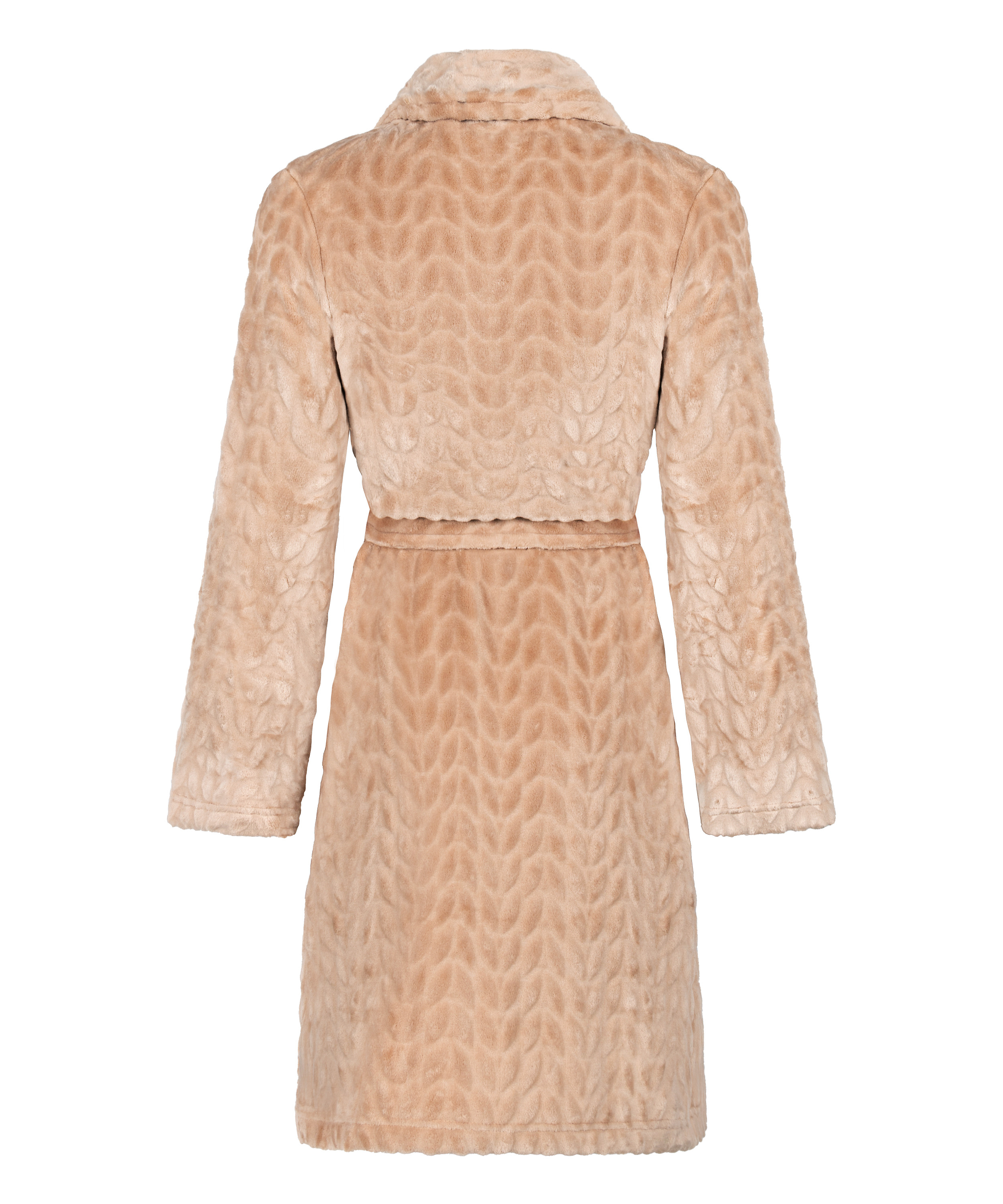 Korte badjas Fleece, Beige, main