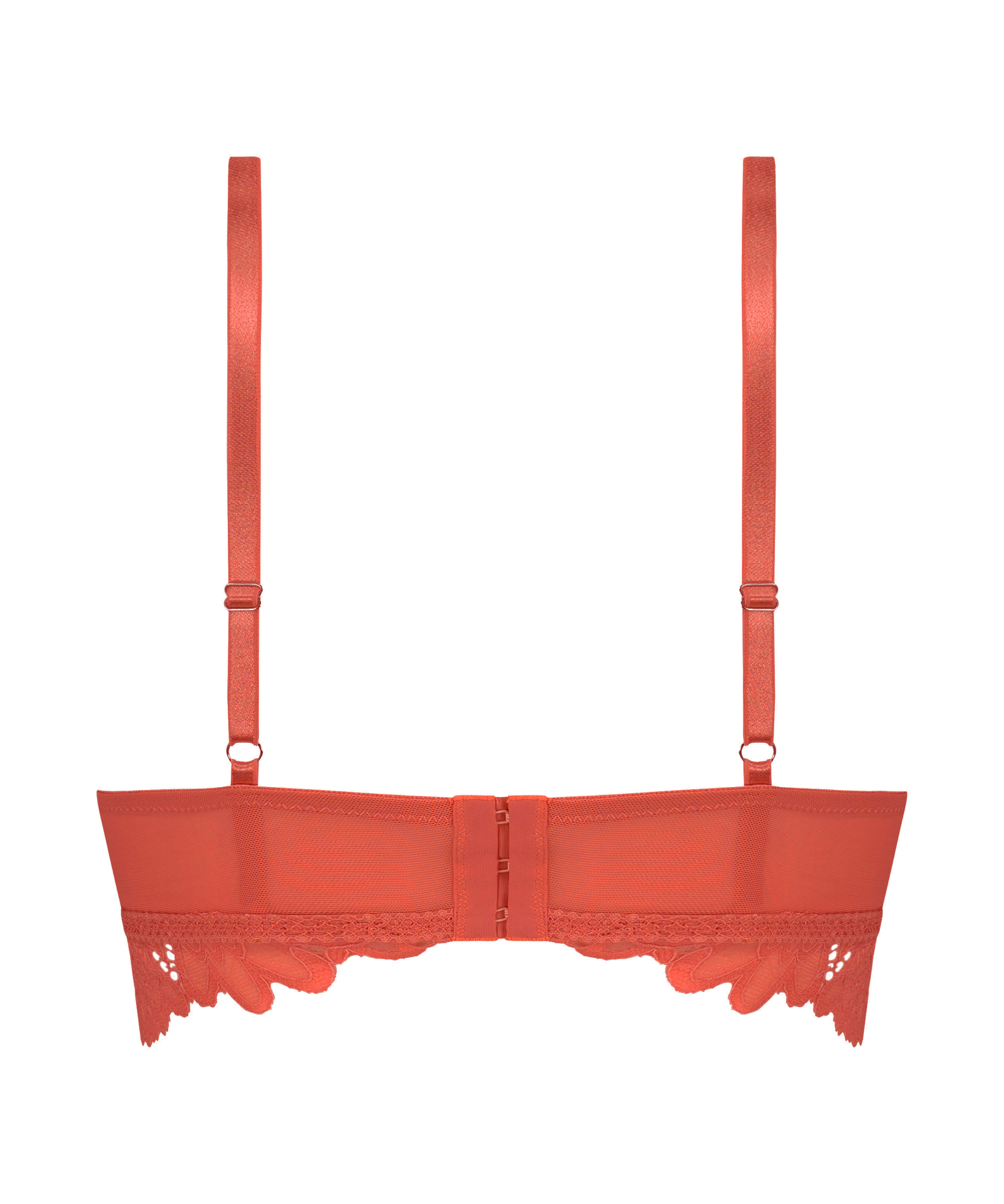 Soutien-gorge pr&eacute;form&eacute; sans armatures longline Shiloh, Rouge, main