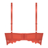 Soutien-gorge pr&eacute;form&eacute; sans armatures longline Shiloh, Rouge