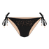 Bas de bikini Boho Cheeky, Noir